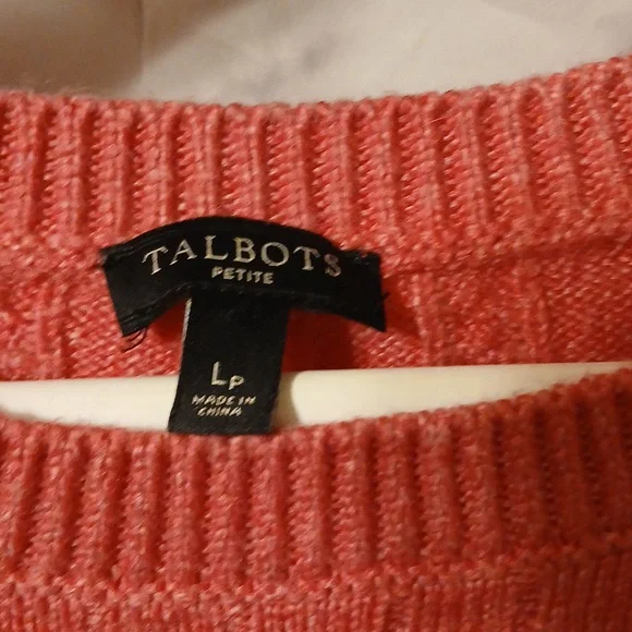 Talbots pink sweater LP ❤️❤️❤️❤️ - Picture 7 of 8